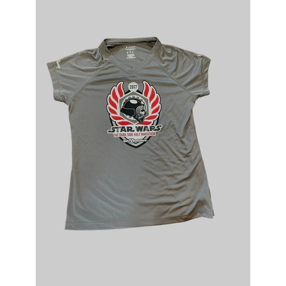 RunDisney Star Wars Dark Side half marathon Shirt Large Darth Vader 2017